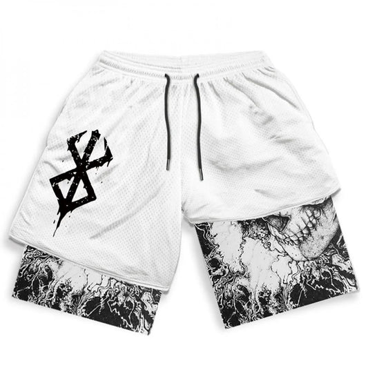Compression Shorts  v2 Berserk White